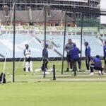 ओव्हल मैदानावर गौतम गंभीर पिच क्युरेटरवर भडकला, पाहा व्हिडीओ