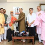 Photo – बी. सुदर्शन रेड्डी यांनी उद्धव ठाकरे यांची घेतली भेट