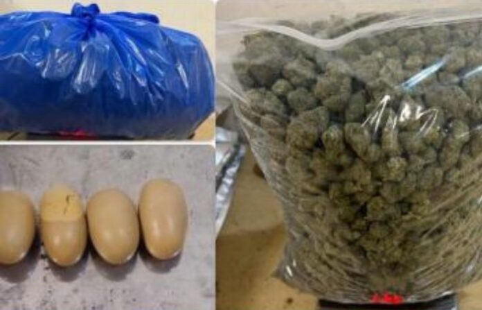 ganja and gold seized