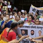 PM, CM, DCM यांच्या कपाळी रक्तांचे तिलक; कॉरिडॉर रद्द करण्यासाठी पंढरपूरमध्ये महिलांचं अनोखे आंदोलन