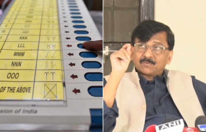 sanjay raut on evm