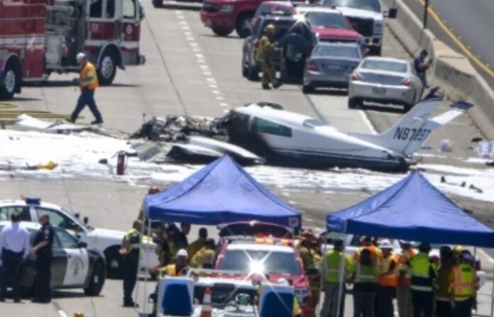 US plane crash