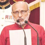 राधाकृष्णन यांच्या शपथविधी सोहळ्यात 53 दिवसांनंतर प्रकटले धनखड