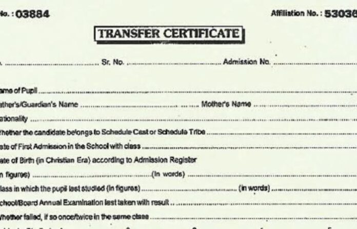 school leaving certificate