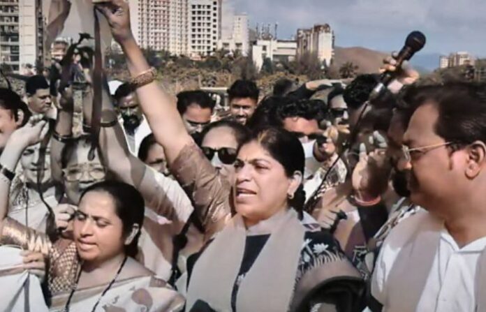 shivsena protest