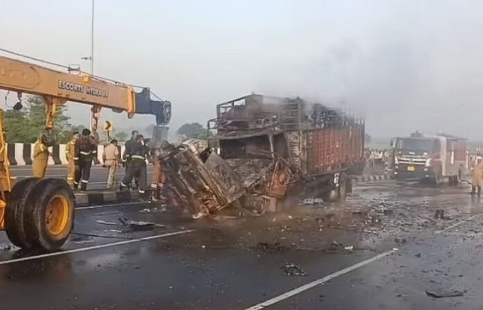 up accident