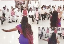 अजित पवार गटाच्या नागपूर पक्ष कार्यालयात रंगला लावणीचा कार्यक्रम