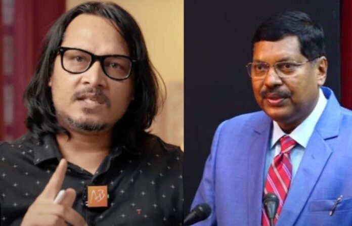 ajeet bharti statement on bhushan gavai
