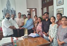 आरोग्य विभागातील कर्मचारी बोनसपासून वंचित, म्युनिसिपल कर्मचारी कामगार सेनेचे पालिका आयुक्तांना निवेदन