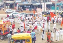 वैभववाडीतून पायी कोकण दिंडी पंढरपूरकडे मार्गस्थ