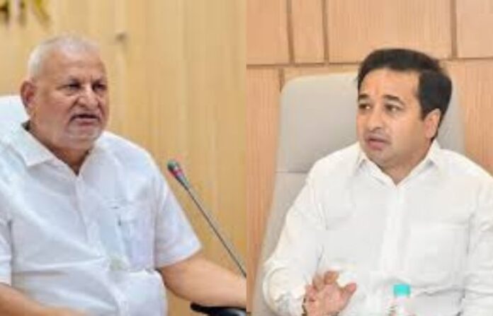 manikrao kokate and nitesh rane