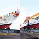 ‘अजित’ आणि ‘अपराजित’चे जलावतरण