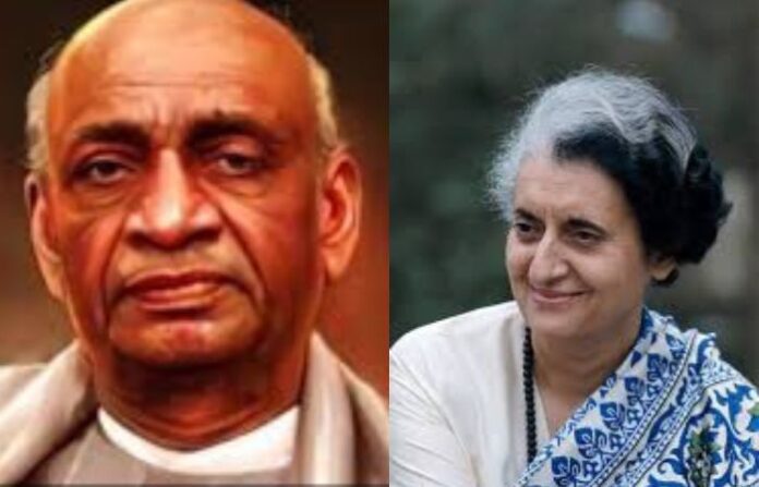 sardar patel and indira gandhi