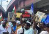 संघाच्या विरोधात वंचितचा मोर्चा
