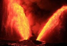 हवाई किलाउआ ज्वालामुखीचा उद्रेक; 1500 फूट उंचीचा लाव्हा उसळला