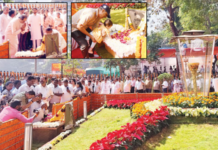 तेथे कर माझे जुळती! शिवसेनाप्रमुखांना वंदन करण्यासाठी शिवतीर्थावर शिवसैनिकांची रीघ