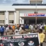 महिला डॉक्टरचे चारित्र्य हनन करणाऱ्यांवर कारवाई करा! फलटण पोलीस ठाण्यासमोर शिवसैनिकांचे सहा तास ठिय्या आंदोलन