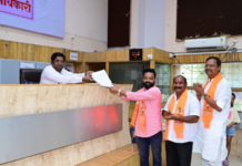 शिवसेनेकडून नगरसेवक पदासाठी ५ उमेदवारांचे अर्ज सादर; रत्नागिरी नगर परिषद निवडणूक