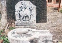 वेळापुरात सापडले छत्रपती शाहू महाराजांचे शिल्प