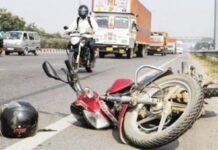 देशात दर तासाला नऊ बाइकस्वारांचा अपघातात मृत्यू