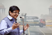 दिल्लीतील प्रदूषण चिंताजनक; समस्येवर मात करण्यासाठी किरण बेदी यांचा ‘रिस्पॉन्सिबिलिटी प्लॅन’