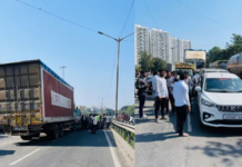 Pune News – नवले पुलावर अपघाताचे सत्र सुरूच, कंटनेरची तीन ते चार वाहनांना धडक