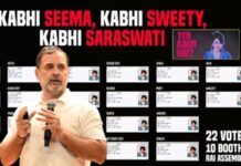 Brazil च्या मॉडेलचं हरयाणात 22 वेळा मतदान, राहुल गांधी यांनी केले एक्सपोज