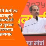 Video – आज जी ठिणगी पडलीय त्यात मतचोरांच्या बुडाला आग लावण्याची ताकद – उद्धव ठाकरे