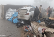 Haryana Accident News – धुक्यामुळे मोठा अपघात! बस, ट्रक, कार, दुचाकीसह अनेक गाड्या एकमेकांवर धडकल्या