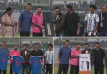 Lionel Messi India Tour – लिओनल मेस्सीला टी-20 वर्ल्ड कपचं तिकीट, जर्सी आणि एक खास बॅट भेट
