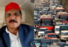 बंगळूरुचे वाहतूक पोलीस बेजबाबदार, ट्रॅफिकमध्ये अडकलेल्या सपा खासदारांनी मुख्यमंत्र्यांकडे व्यक्त केली नाराजी