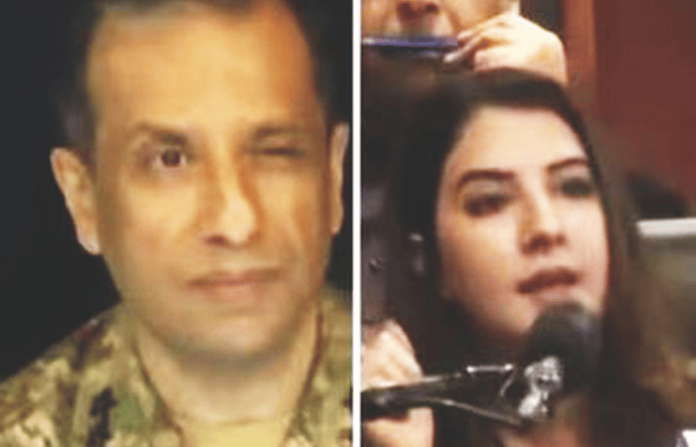 Pakistan Army Spokesperson Ahmed Sharif Chaudhary Winks at Female Journalist On Camera; Video Goes Viral