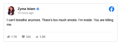 bangladesh journalists rescued office fire