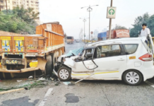 देशात दरवर्षी 1.8 लाख लोकांचा रस्ते अपघातात मृत्यू, नितीन गडकरी यांची राज्यसभेत माहिती