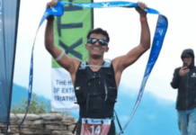 खेर्डीचे आकाश लकेश्री हिमालयीन एक्स्ट्रीम ट्रायथलॉनमध्ये चमकले, वर्ल्ड चॅम्पियनशिपसाठी पात्र