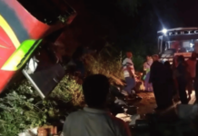 आंध्र प्रदेशमध्ये बस दरीत कोसळून 10 प्रवाशांचा मृत्यू