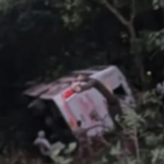 आंबा घाटात खाजगी बस दरीत कोसळली; अनेकजण जखमी