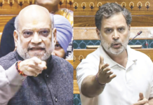 मतचोरीवर चर्चेचे आव्हान देताच अमित शहा भडकले! केंद्रीय गृहमंत्री व राहुल गांधी यांच्यात जोरदार चकमक