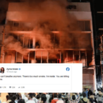 ‘माझा श्वास गुदमरतोय, तुम्ही मला मारून टाकताय!’ महिला पत्रकाराची पोस्ट; जळत्या कार्यालयातून ३० पत्रकारांची सुटका, अंगावर काटा आणणारा थरार