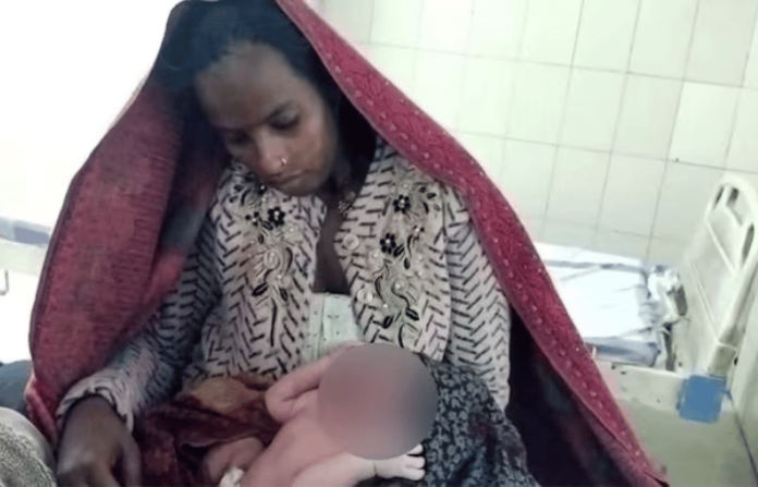 bihar student delivers baby at exam center