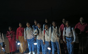 चंद्रपुरच्या पुरंध्री! हिस्रप्राण्यांपासून शाळेत जाणाऱ्या मुलांचे रक्षण करण्यासाठी चार महिलांचा पुढाकार, मुलांना सुरक्षित घरी आणण्यासाठी जीवाची बाजी chandrapur purandhari 4 brave women protect school kids from wild animals