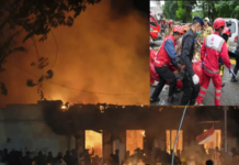 Indonesia Fire – जकार्तामध्ये सात मजली इमारतीत भीषण आग, 20 जणांचा मृत्यू