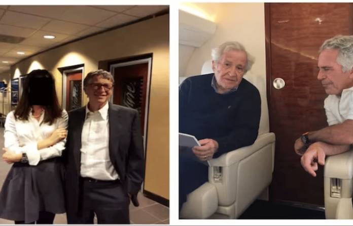 jeffrey epstein estate photos bill gates noam chomsky
