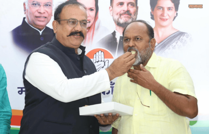 mahadev jankar rasp joins hands with congress for municipal and zp elections
