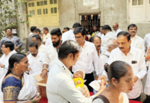 महापरिनिर्वाण दिनानिमित्त शिवसेनेतर्फे विविध उपक्रम