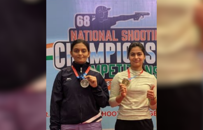 manu simran won gold