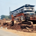 परशुराम घाटातील ढासळलेल्या गॅबियन वॉलचे काम पुन्हा सुरू