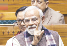 चर्चा ‘वंदे मातरम्’र, पण मोदींचे ‘नेहरू… नेहरू!’