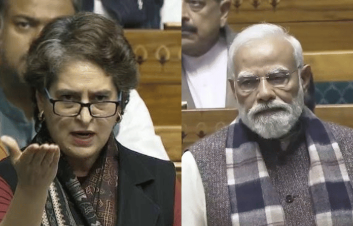 priyanka gandhi and modi