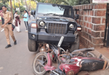 श्रीवर्धनमध्ये हिट अँड रन; पुण्याच्या पर्यटकाच्या थार गाडीने मोटारसायकलस्वार ठार